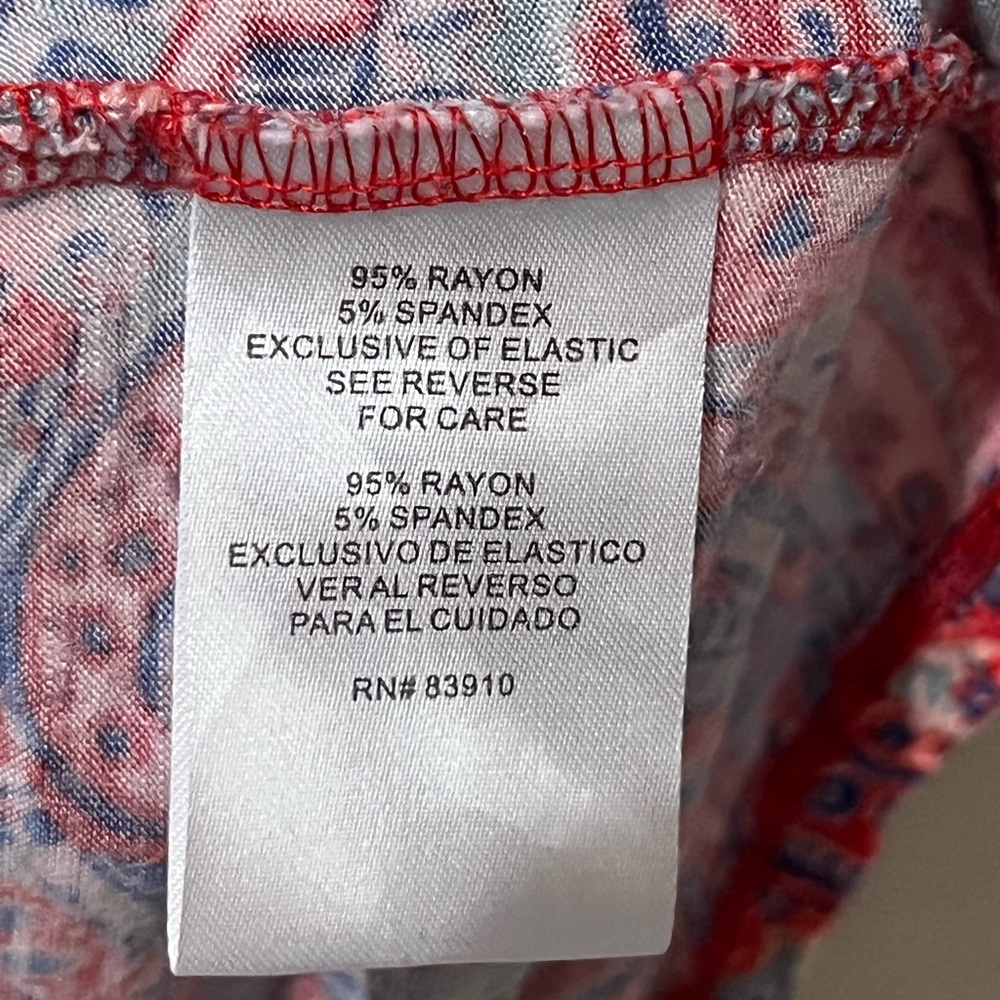 Bright Colorful Ruched High Neck Top - Picture 4 of 4